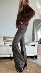 Pantalon efecto piel premium