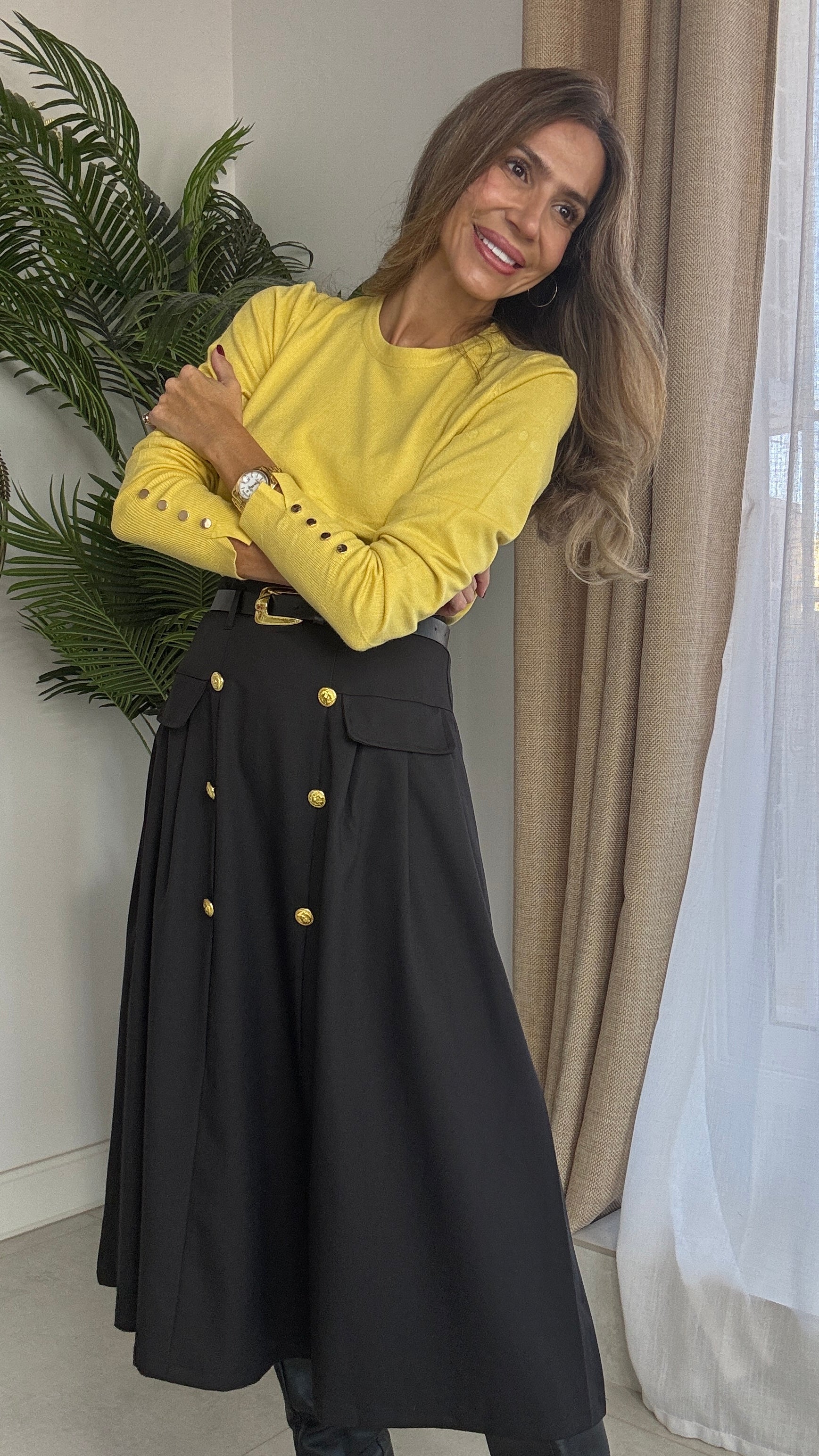 Jersey basic cuello redondo