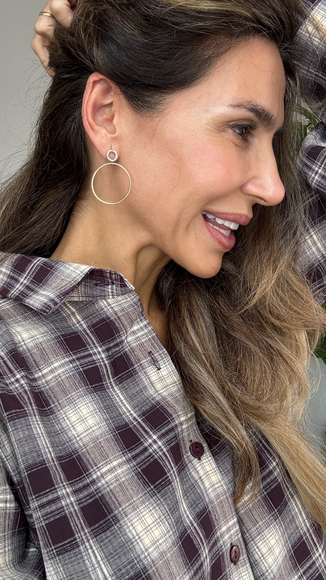 Pendiente Aros Minimal Xtrass