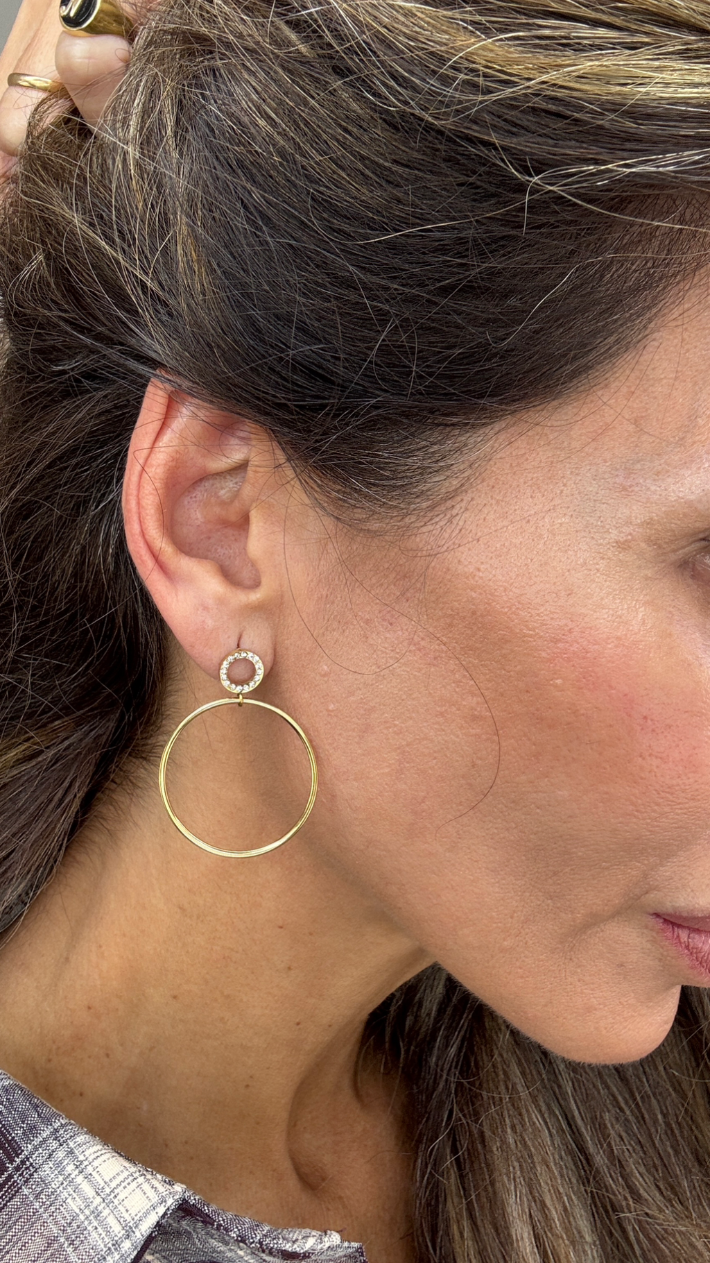 Pendiente Aros Minimal Xtrass