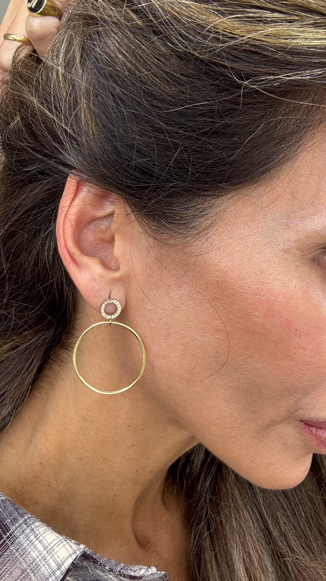 Pendiente Aros Minimal Xtrass