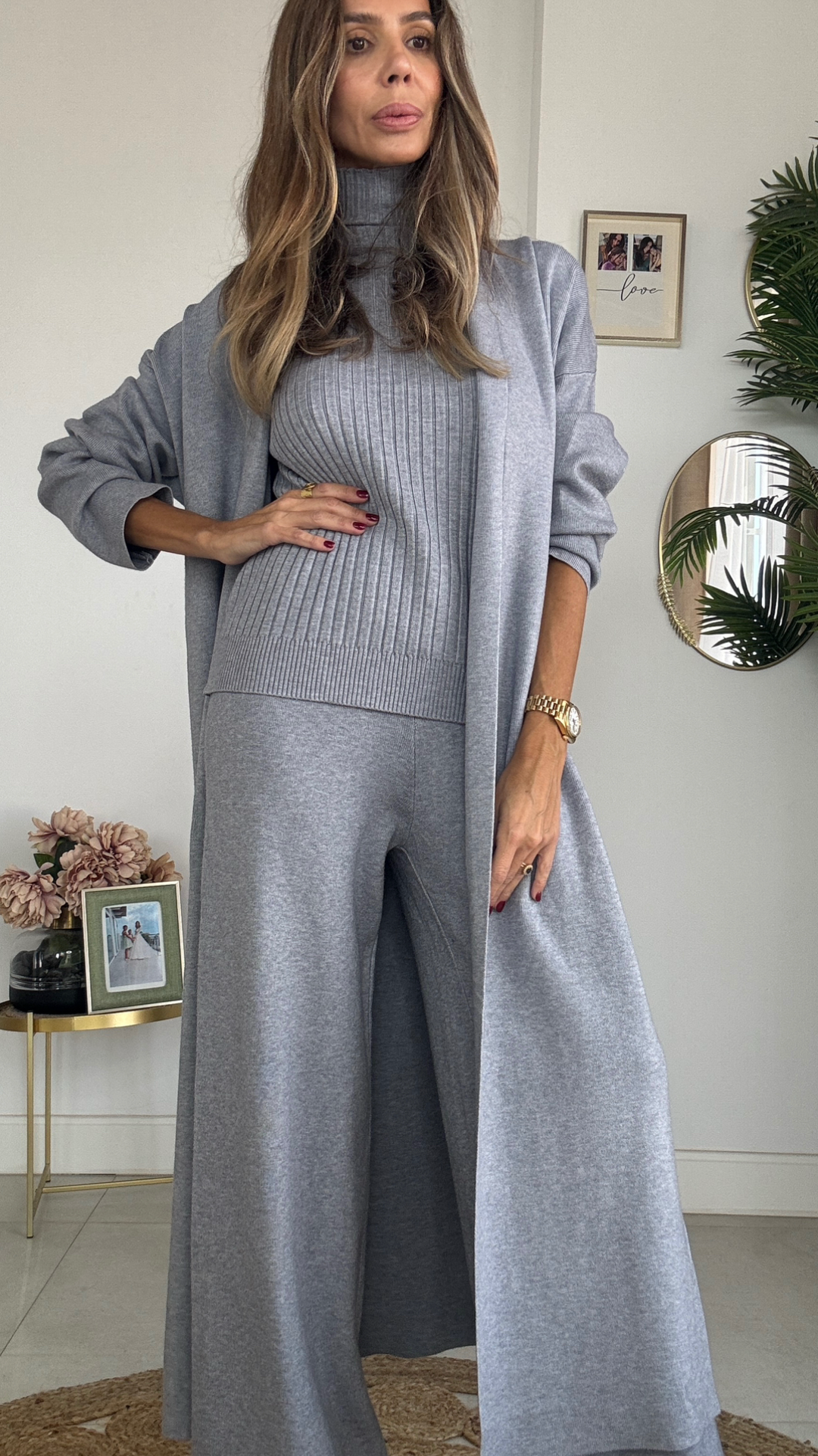 Set tres piezas punto