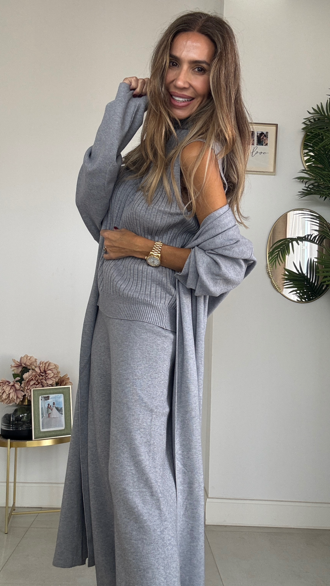 Set tres piezas punto