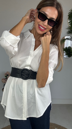 Cinturón piel circular