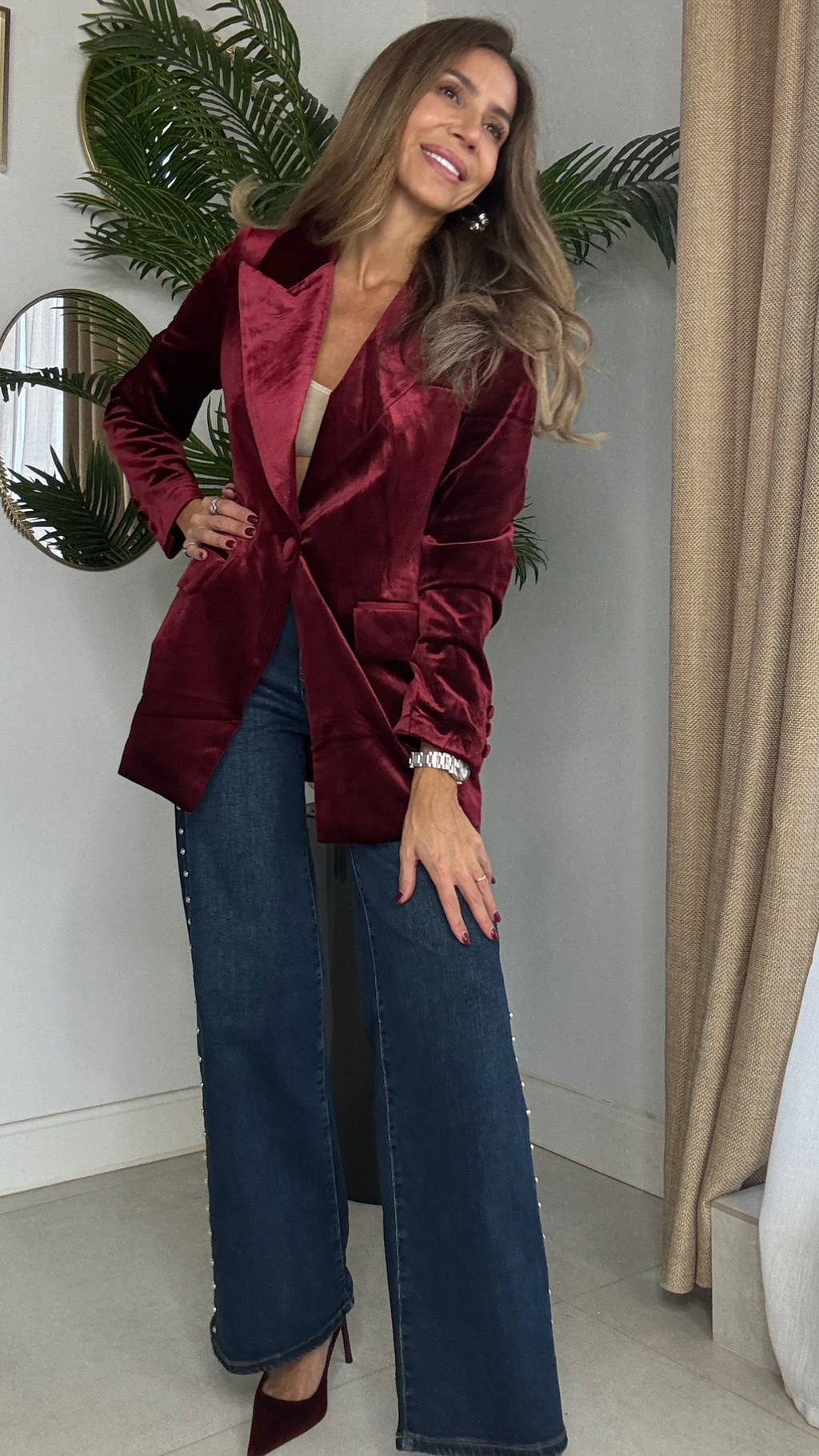 Blazer terciopelo