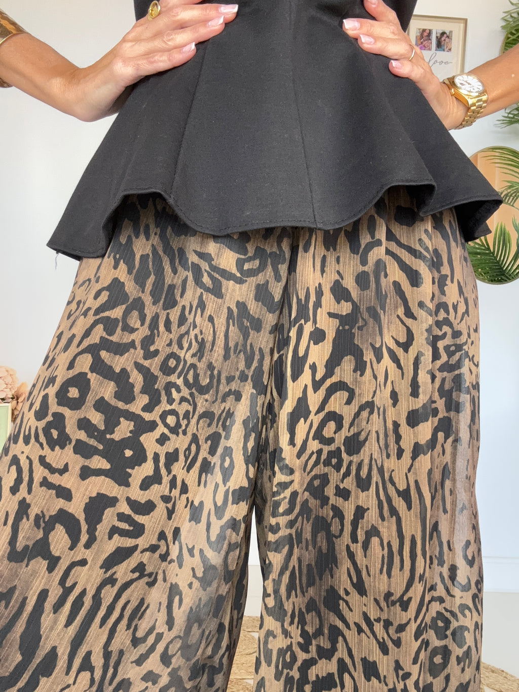 Pantalón Bombacho Animal Print